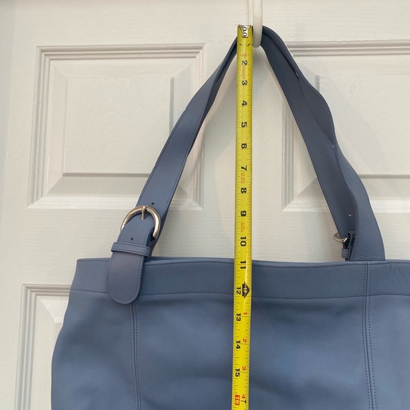 Coach RARE Sky Blue Soho Waverly XL Tote Bag - Picture 11 of 13